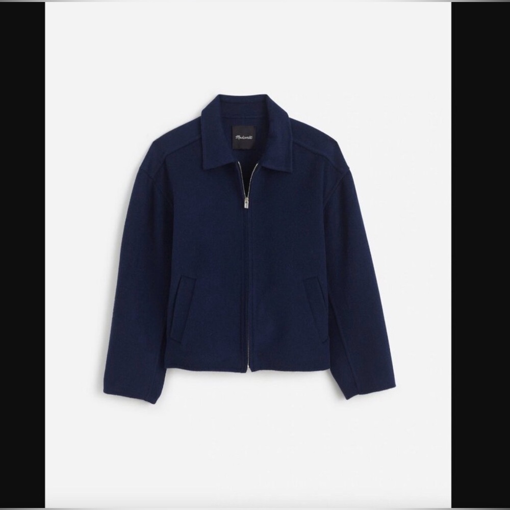 Madewell Doubled Faced Lightweight Wool Blend Jacket New with Tags Size M